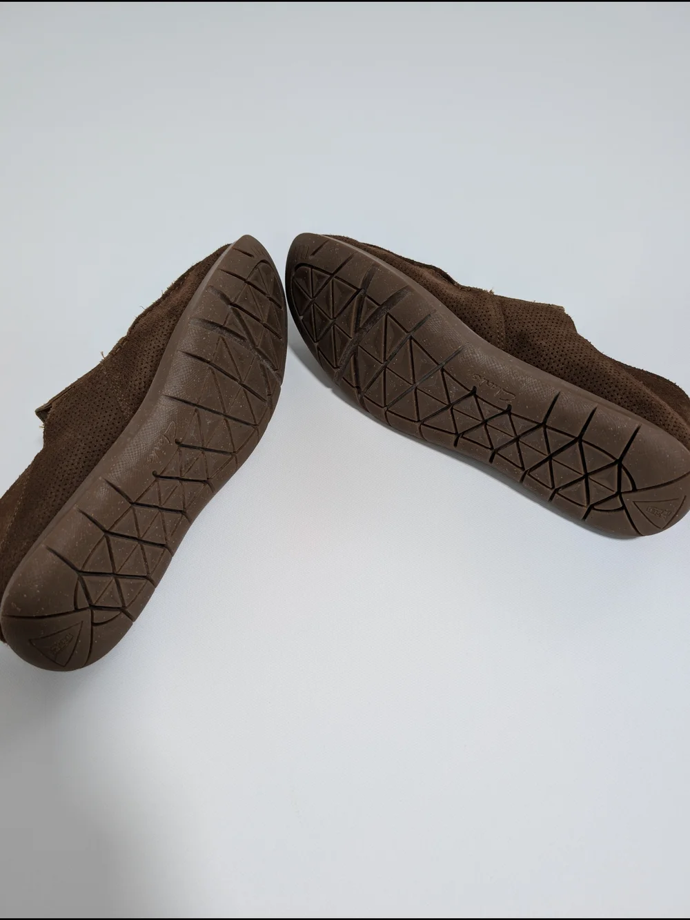 Clarks Collection Men's Brown Suede Slip-On Casual Loafers US 8 UK 7 EU 41 G